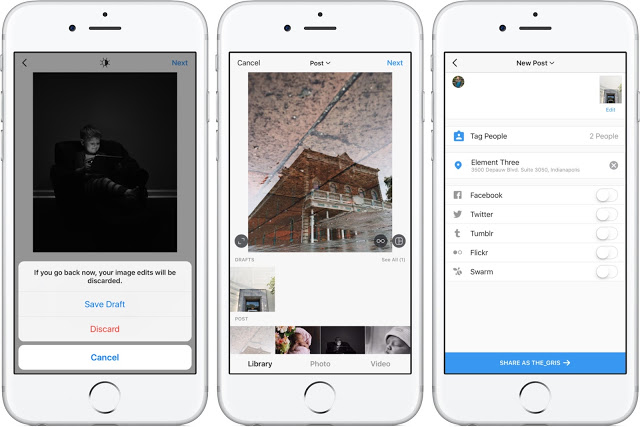 Akhirnya Anda Boleh Simpan Gambar Draft Di Instagram