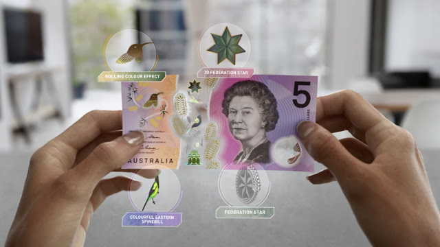 Wang $5 Australia Yang Baru Hadir Dengan Ciri Unik Seolah-olah Ia Wang Masa Hadapan