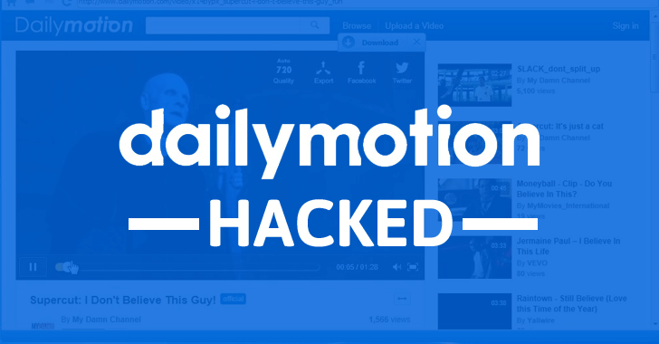 Dailymotion Digodam | 85 Juta Akaun Pengguna Di Curi