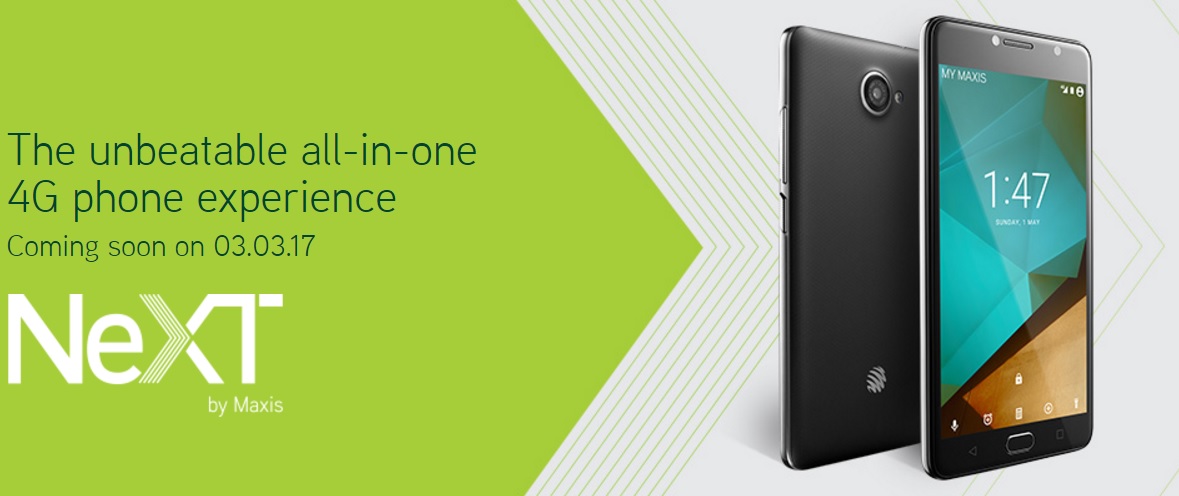 Maxis Hadir Dengan Telefon Pintar Mereka Sendiri Next M1 Bersama Bayaran Bulanan Serendah RM78