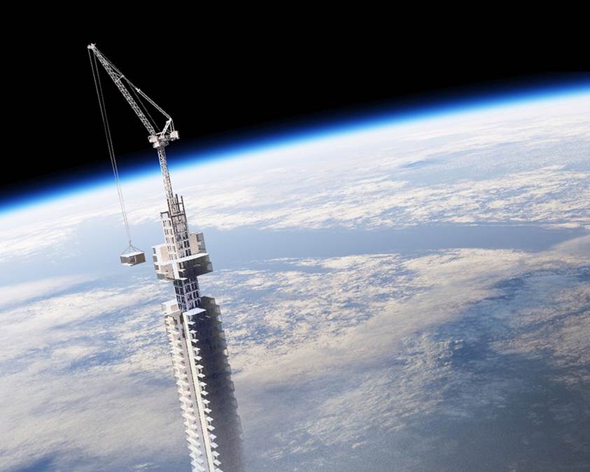 Arkitek Bercadang Untuk Melakukan Rekaan Yang Tidak Masuk Akal: Menggantung Pencakar Langit Dari Astroid