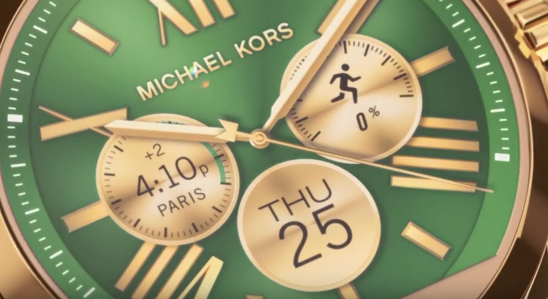 Antaramuka Jam Tangan Pintar Michael Kors Boleh Diletakkan Dengan Gambar Kegemaran Anda