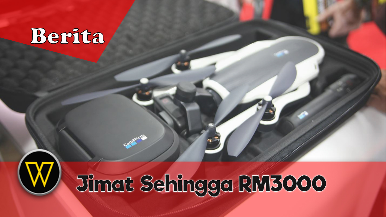 Dapatkan Dron GoPro Karma Dengan Hero 5 Pada Harga Diskaun Sebanyak 50%