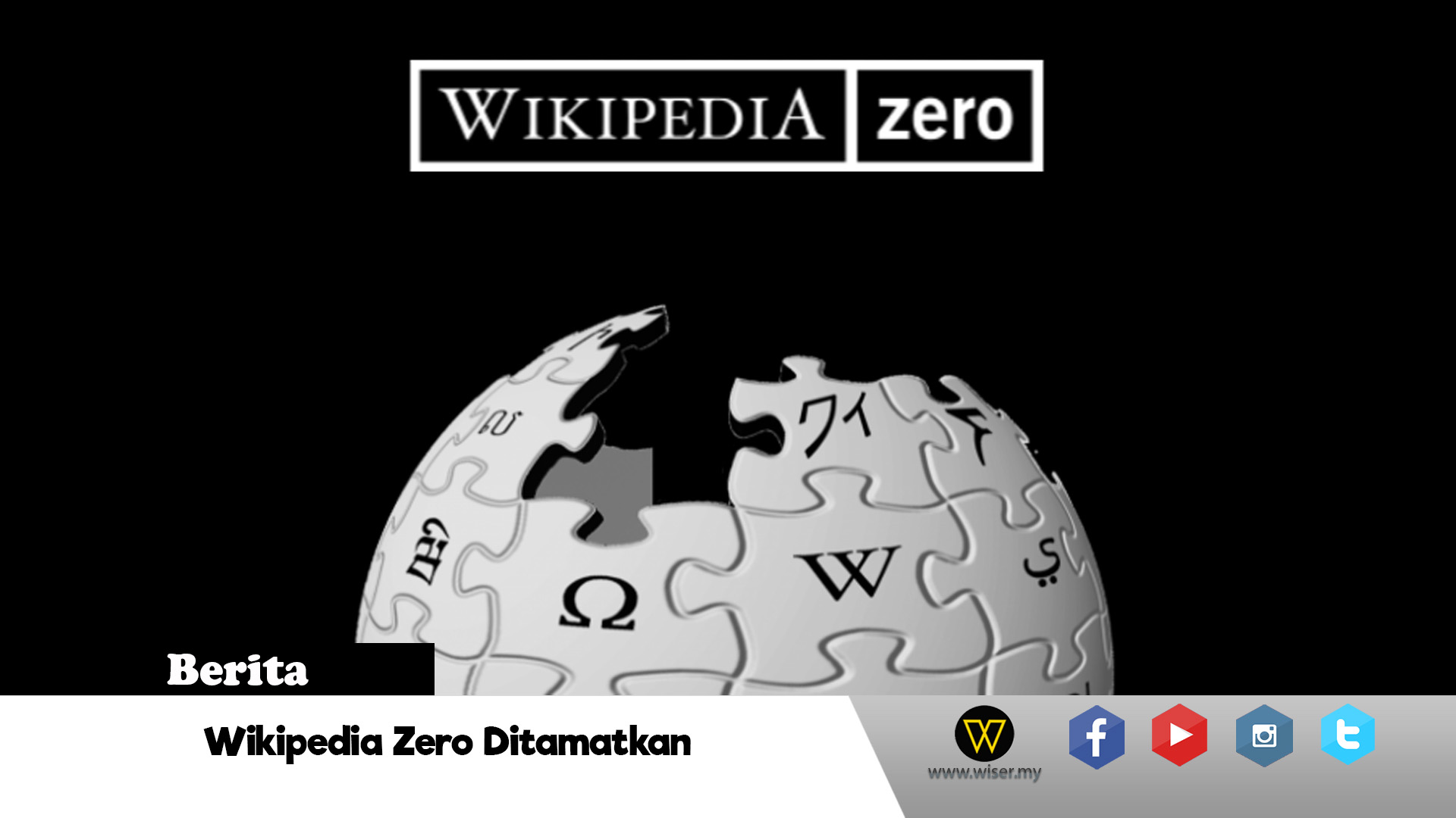 Wikipedia Versi Percuma Dihentikan