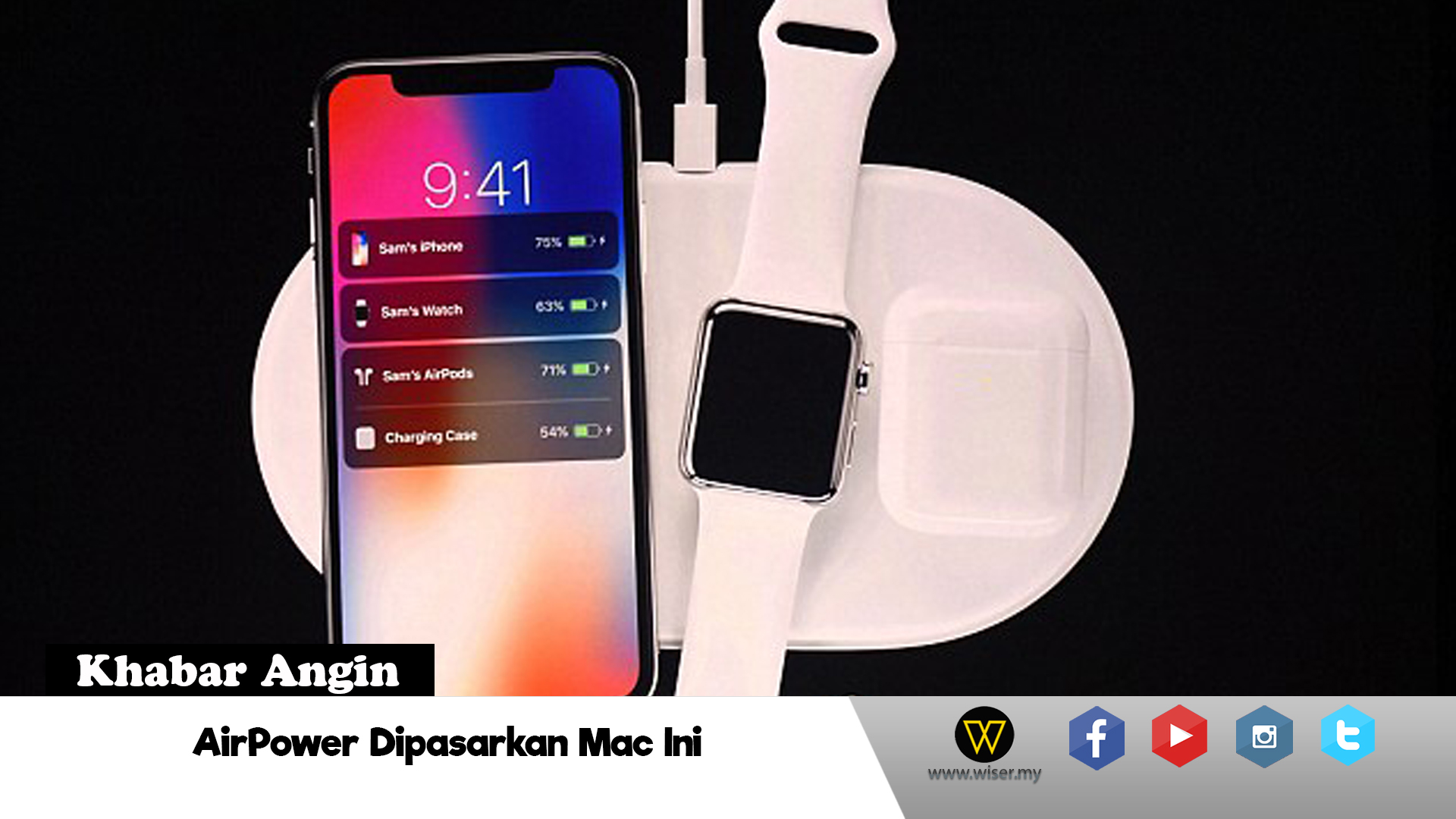 Pengecas Tanpa Wayar AirPower Akan Mula Ditawarkan Bulan Depan