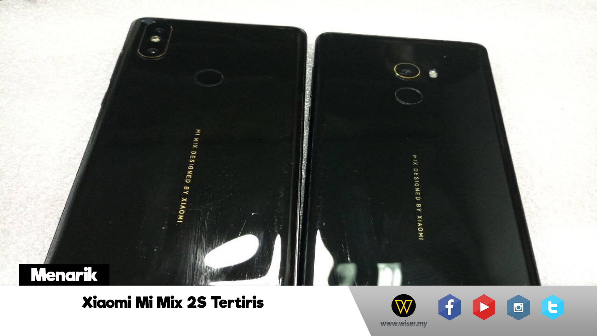 Video Peranti Xiaomi Mi Mix 2S Tertiris Mendedahkan Takuk Di Bahagian Penjuru