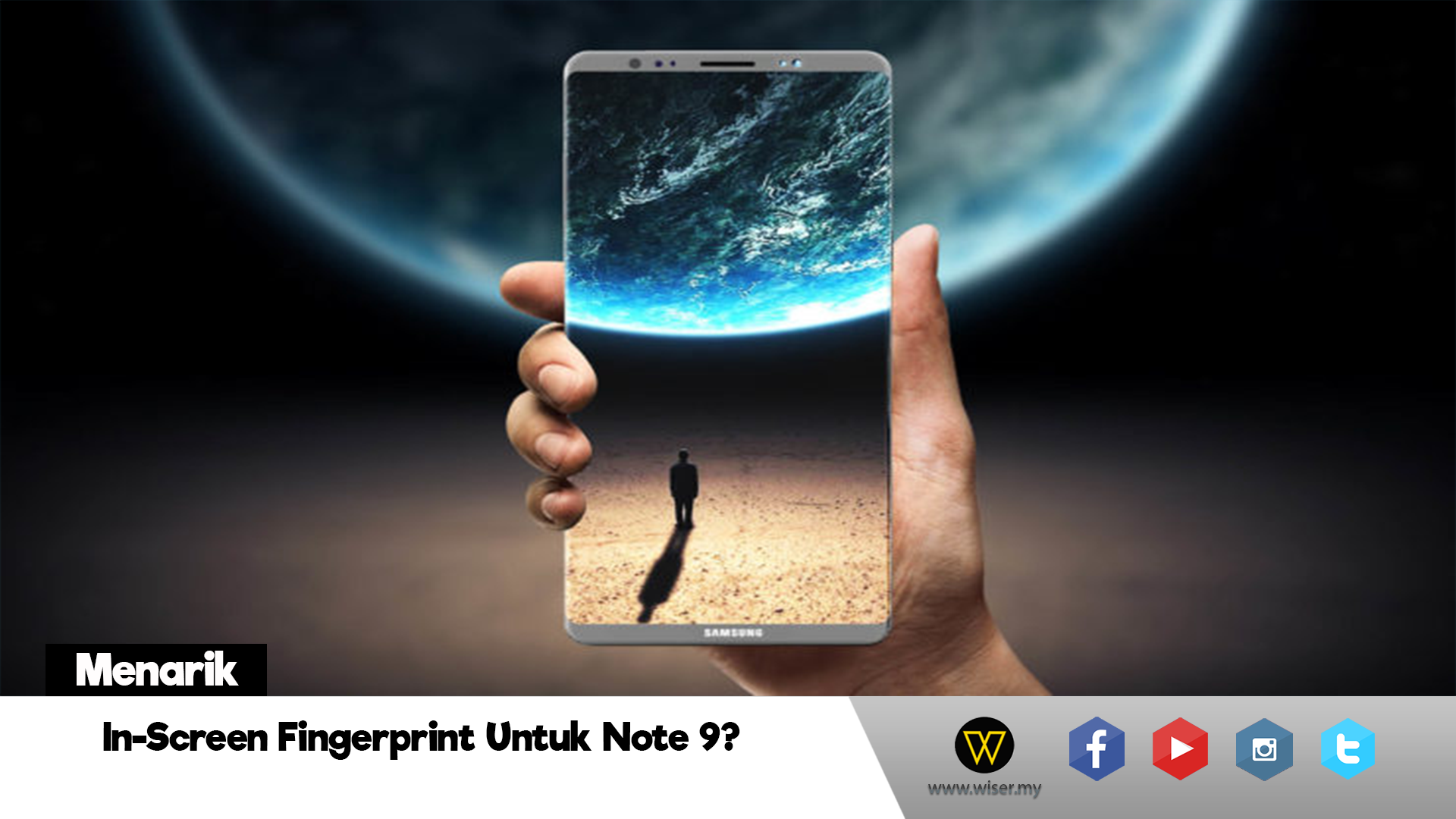 Galaxy Note 9 Mungkin Guna Atau Mungkin Tidak Guna Pengimbas Cap Jari Di Dalam Skrin