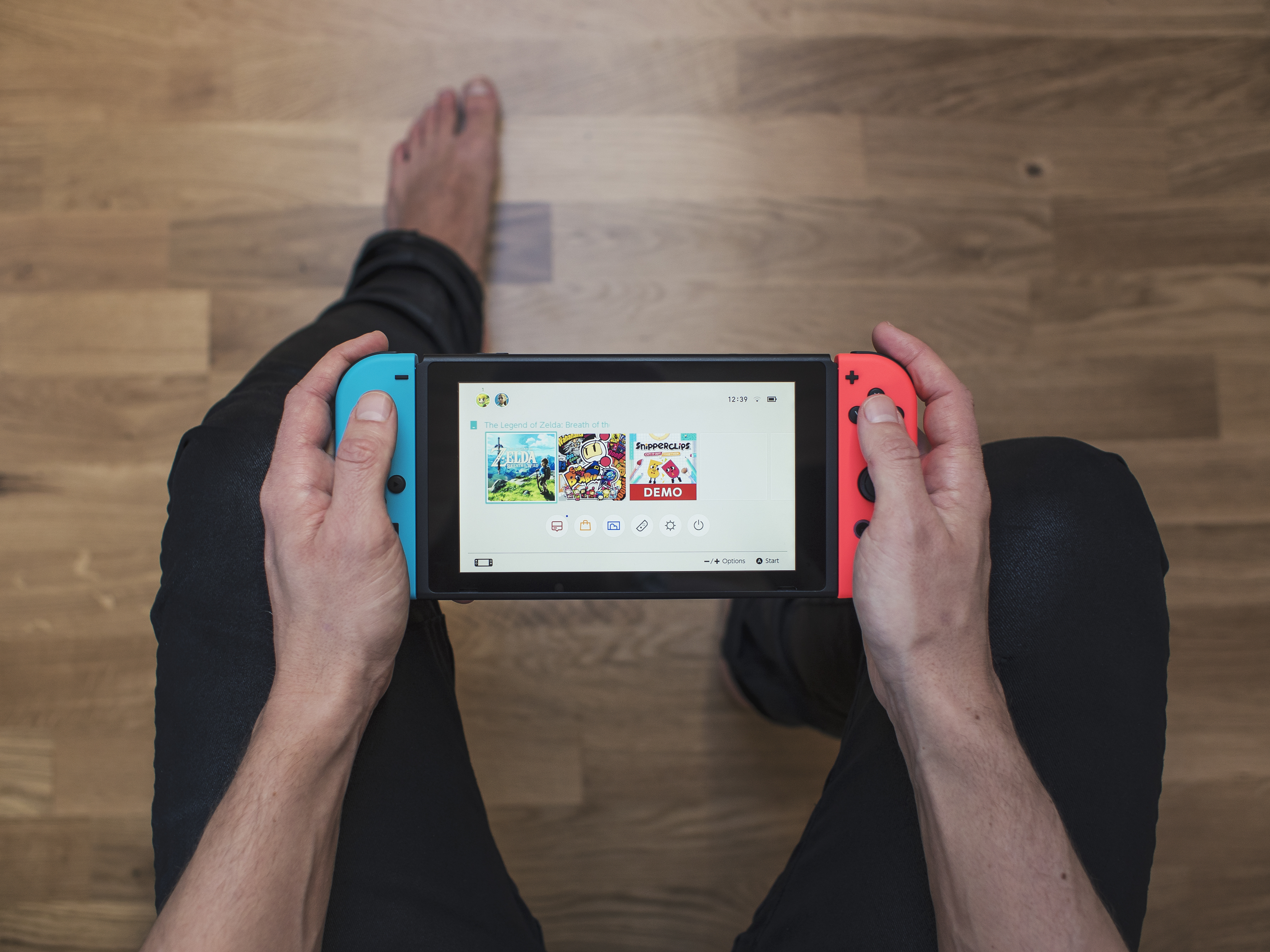 Nintendo Switch neon Game Console