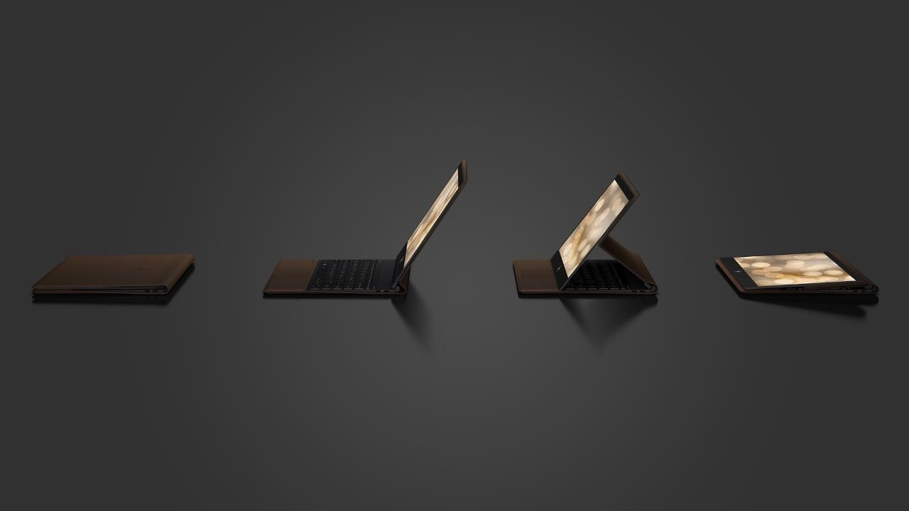 HP Spectre Folio, Komputer Riba Dengan Kemasan Luar Dari Kulit Asli