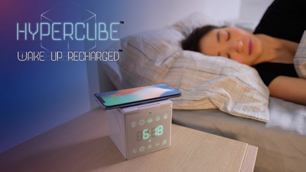 HyperCube – Stesen Pengecas Tanpa Wayar Dengan Fungsi Bantuan Tidur