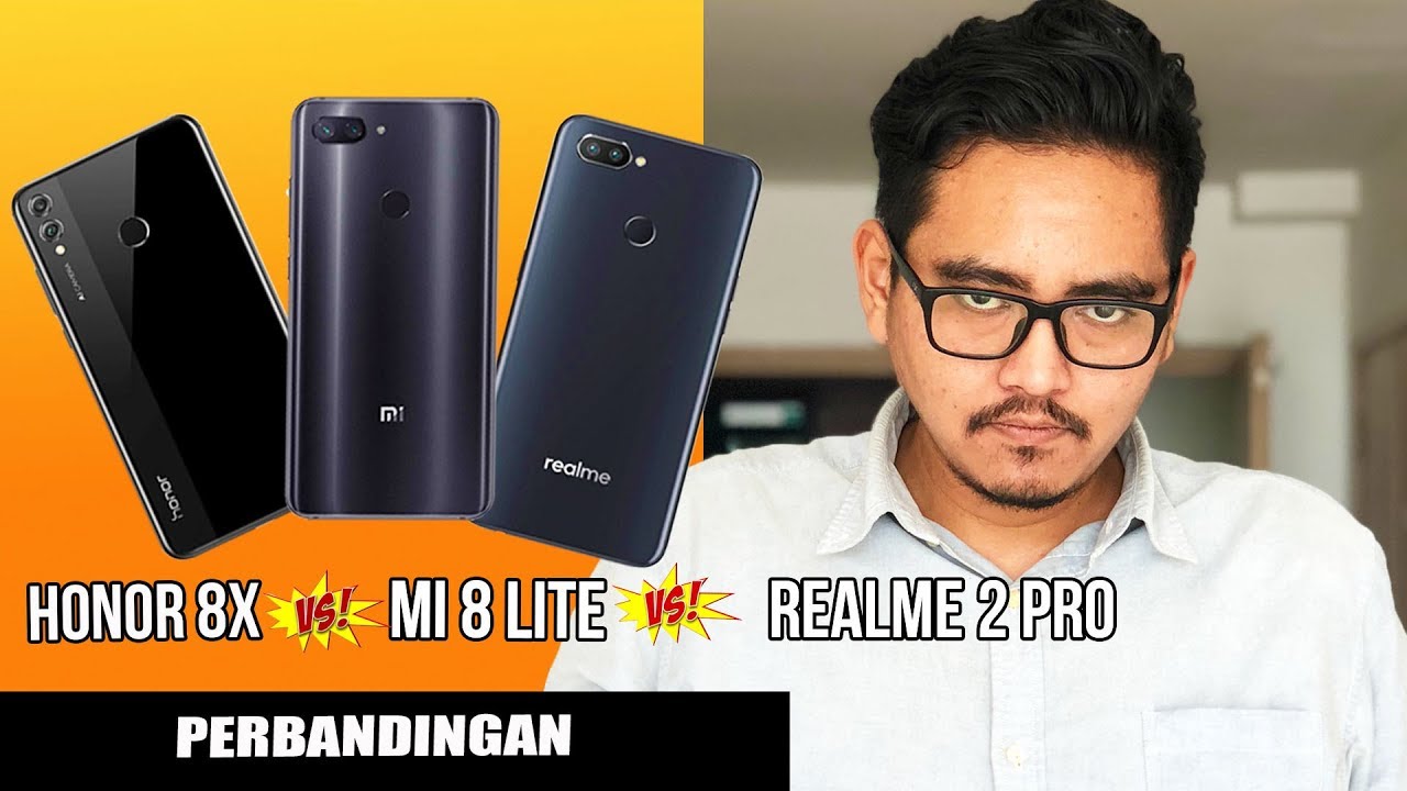 Honor 8X vs Realme 2 Pro vs Xiaomi Mi 8 Lite
