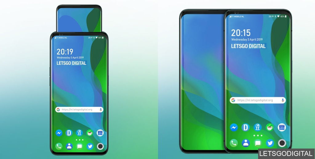 OPPO Hadir Dengan Rekaan Paten Pelik, Peranti Dengan Paparan Meluncur