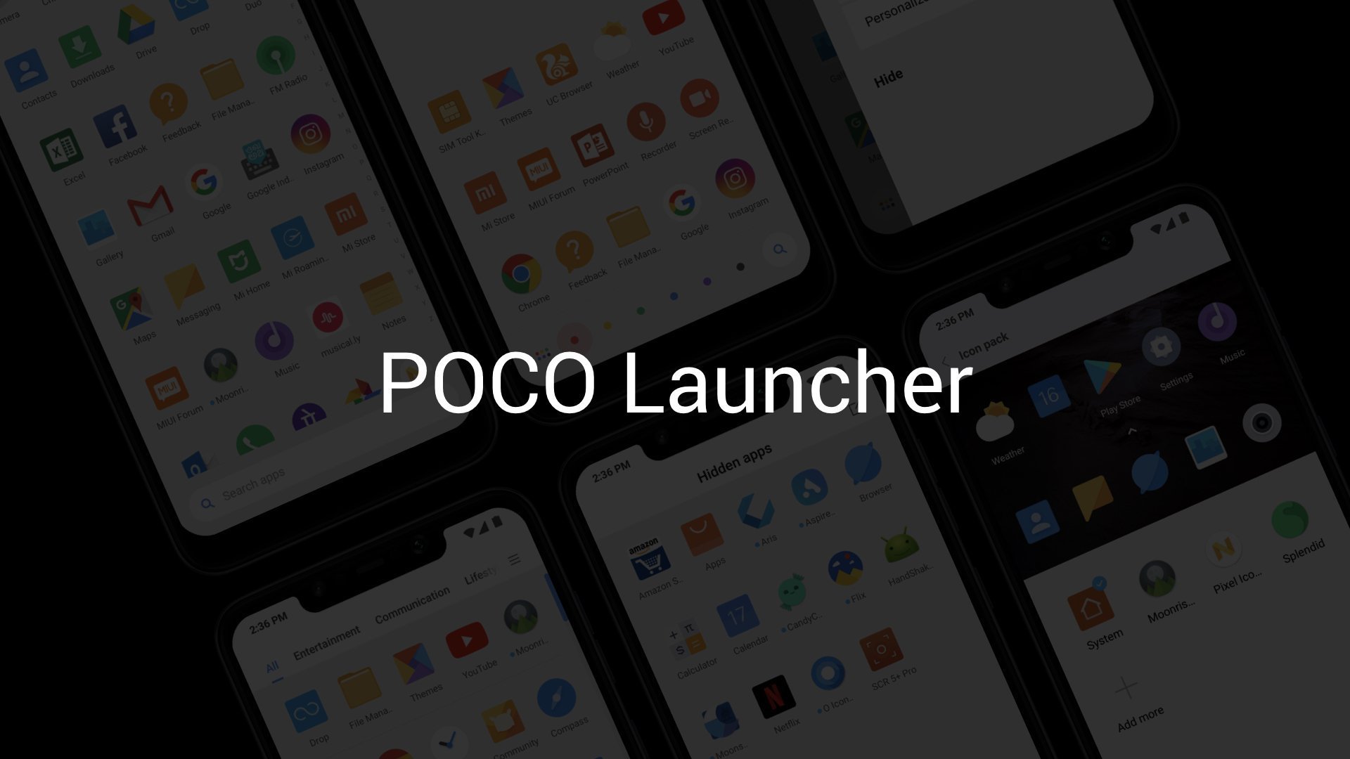 Kemaskini Terbaru Poco Launcher Disertakan Dengan Mod Gelap