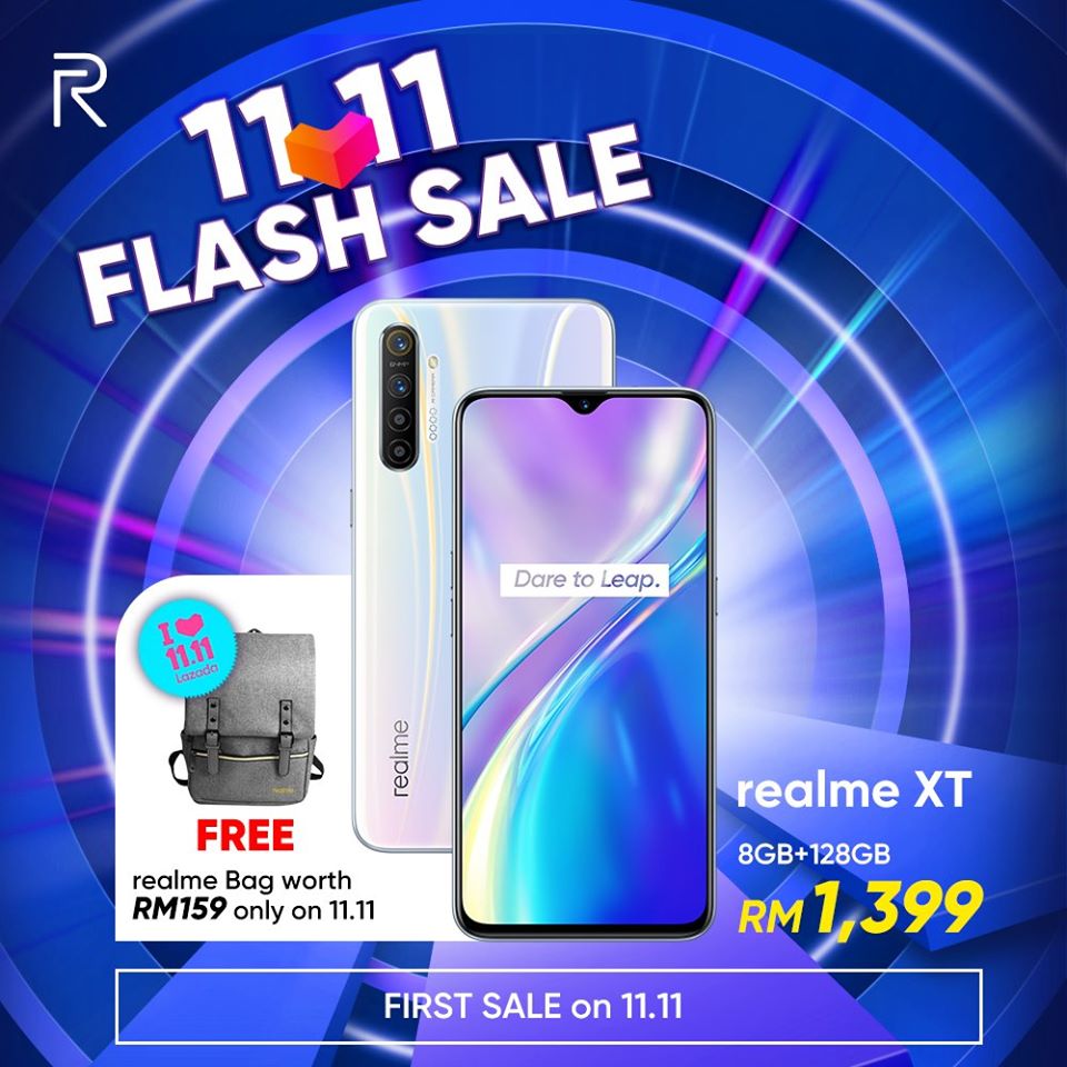 Dapatkan Potongan RM50 Bagi Pembelian Realme 5 Sempena Lazada 11.11 Sale